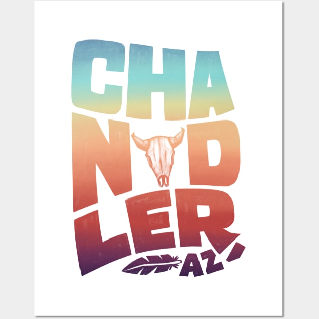 Chandler Rainbow Type Wall Art by DreamBox